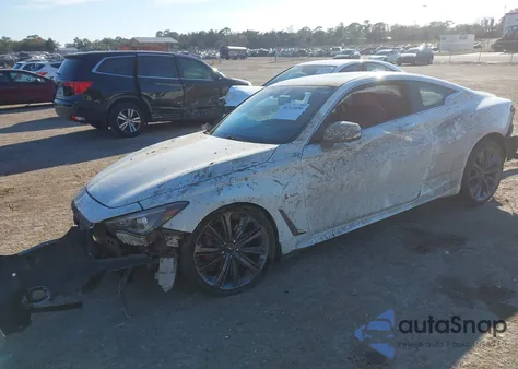 2018 Infiniti Q60 3.0T Red Sport 400 from USA, damaged, VIN JN1FV7ELXJM630273